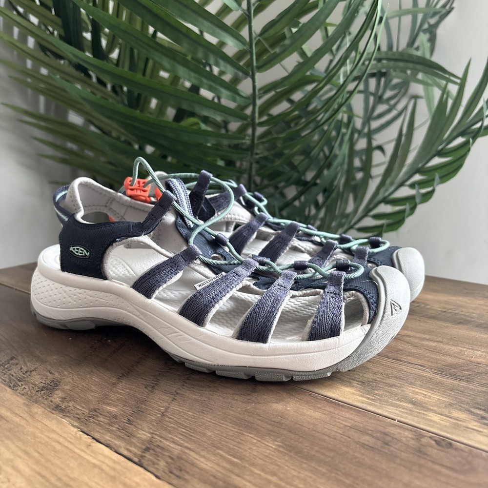 Keen Women's Astoria West Navy/Beveled Glass Size 10.5 Sandal Sneakers