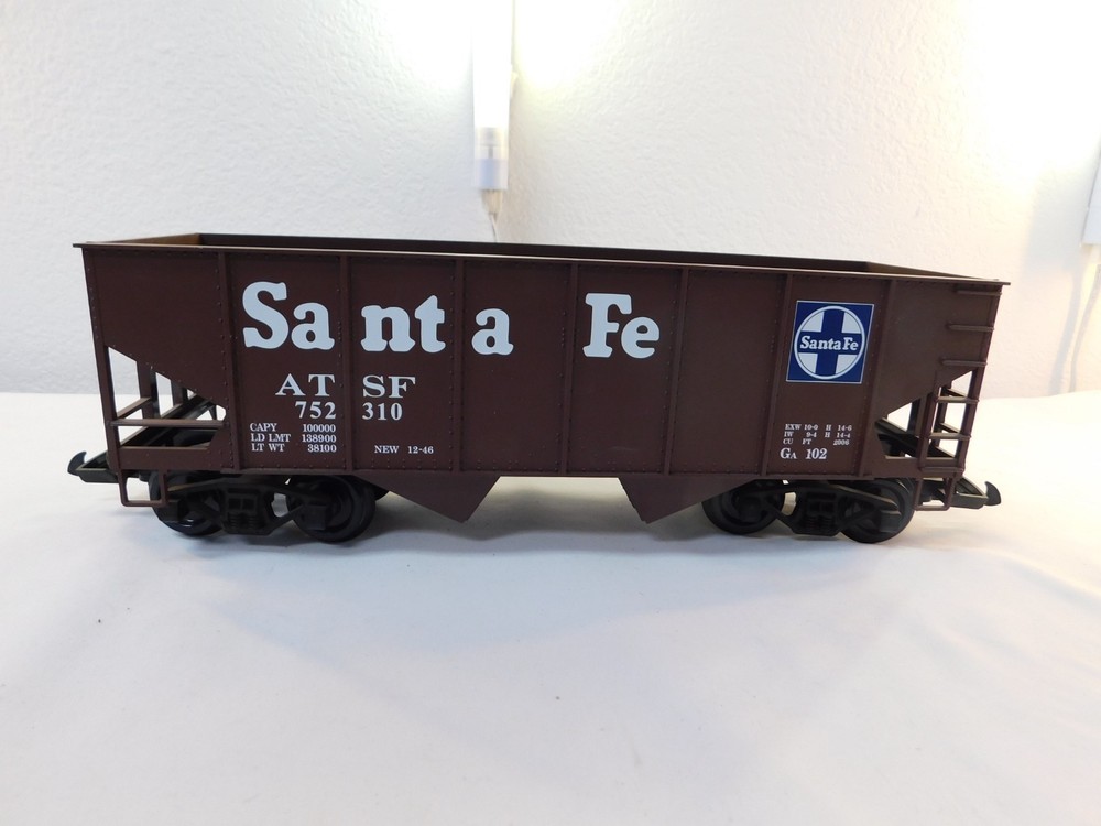 Piko 38876 G Scale Ribbed-Side Hopper Santa Fe #752310