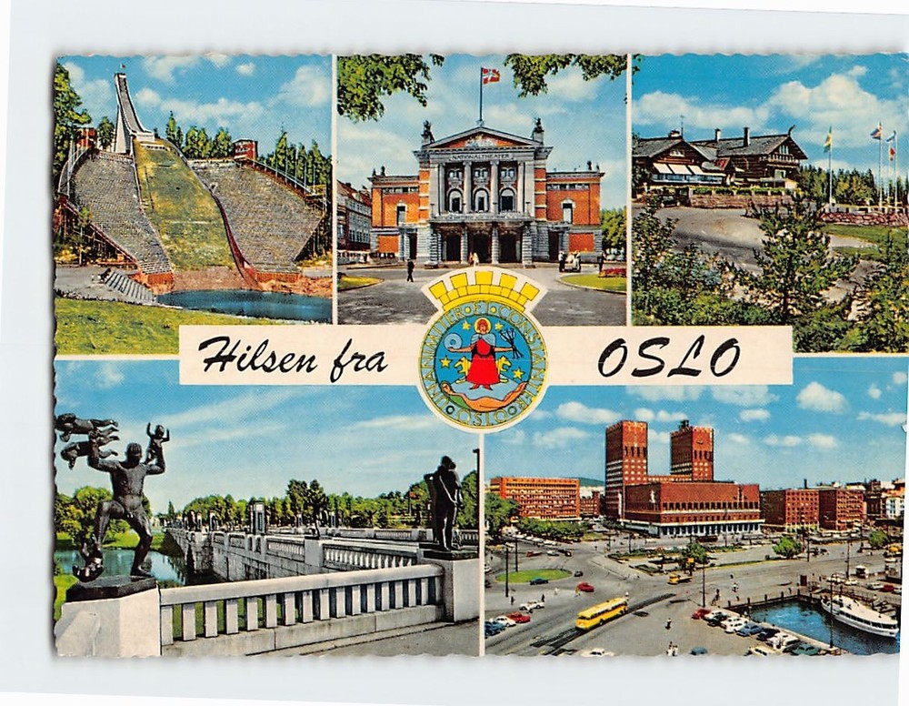 Postcard Hilsen fra Oslo Norway