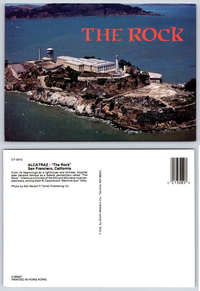 San Francisco California ALCATRAZ THE ROCK LIGHTHOUSE Postcard V108