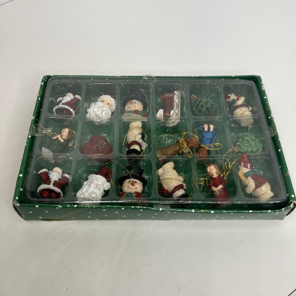 Resin Christmas Ornaments - Dillards Trimmings 18 pc set