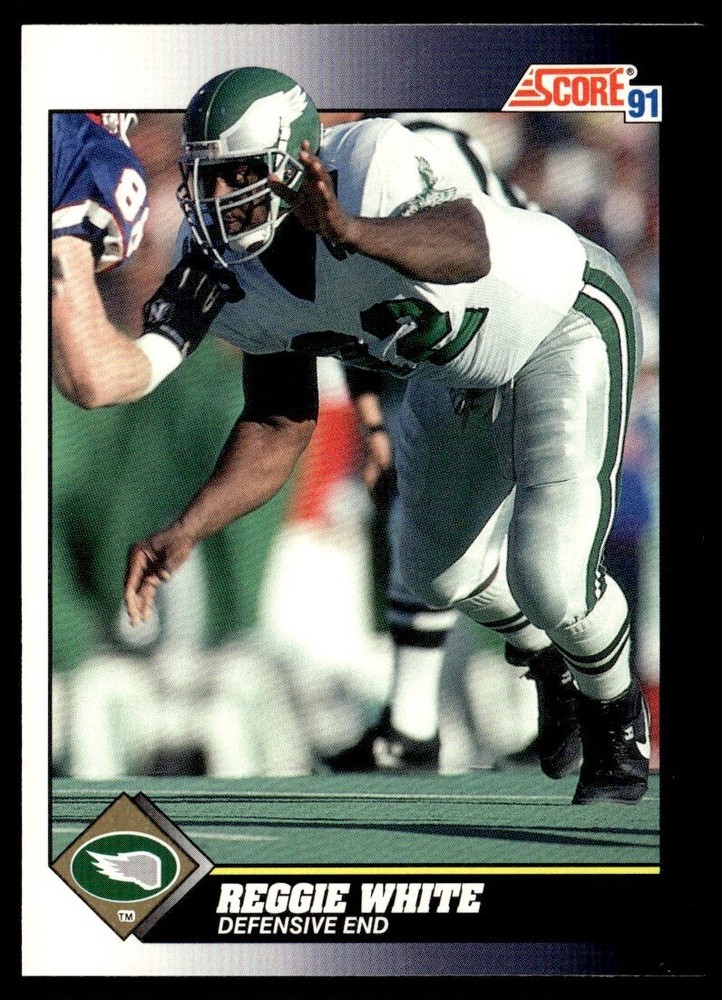 1991 Score Reggie White Philadelphia Eagles #560