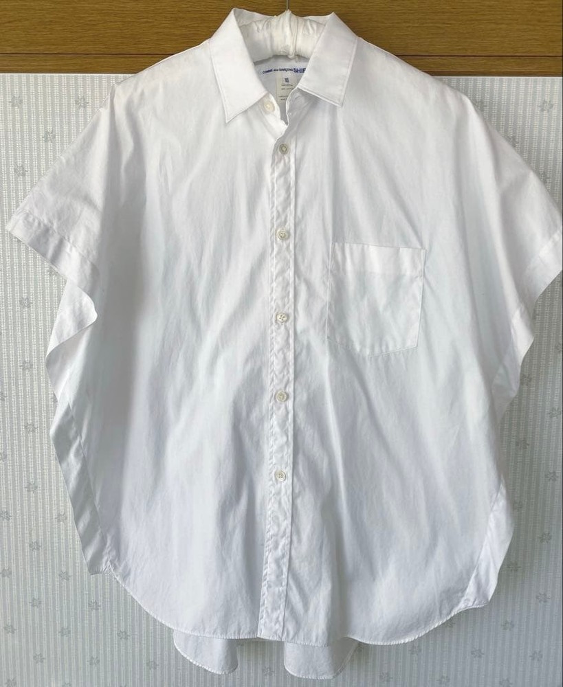 COMME des GAR ONS woman Top Comme des Gar ons Shirt White Deformed Design