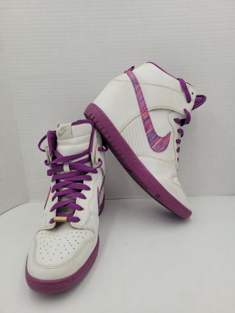 Women’s Nike Dunk ID High Premium Wedge Heels size 10 EU 42