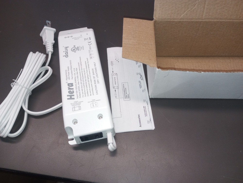 Hera PS24V/75/Y/D LED Cabinet Lights Power Supply