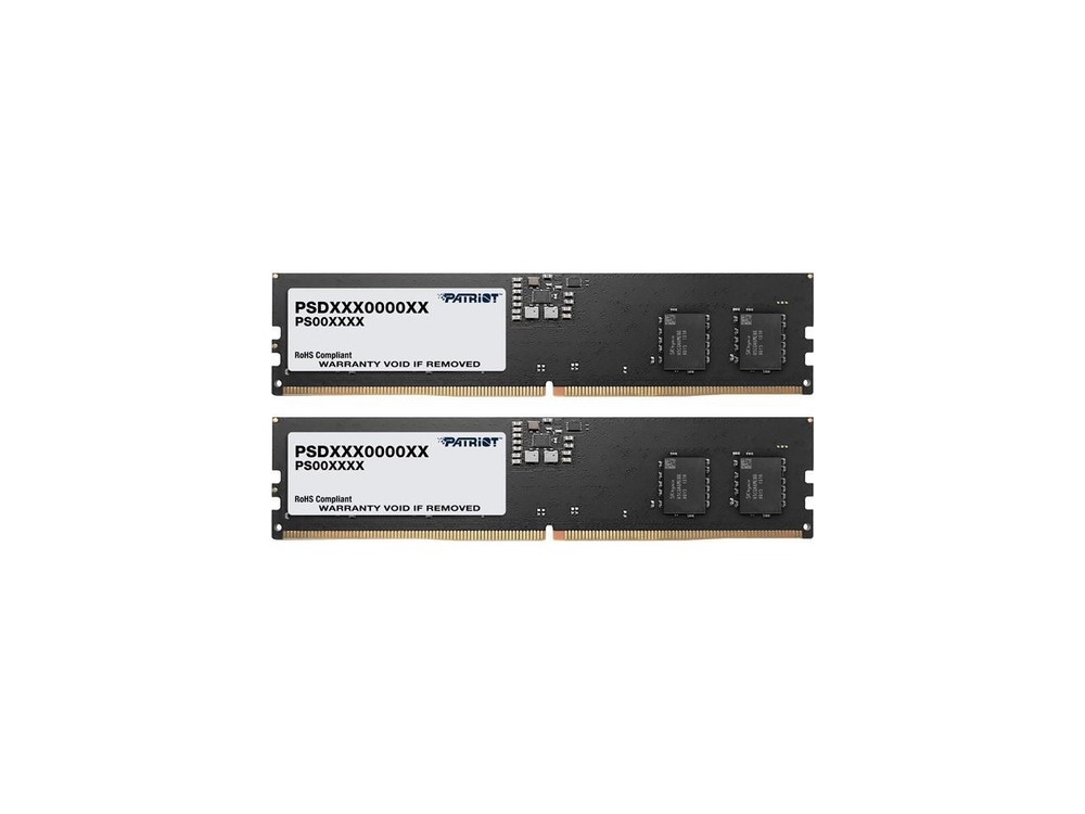 Patriot Signature 16GB DDR5-4800 UDIMM Memory Kit 2x8GB PSD516G4800K