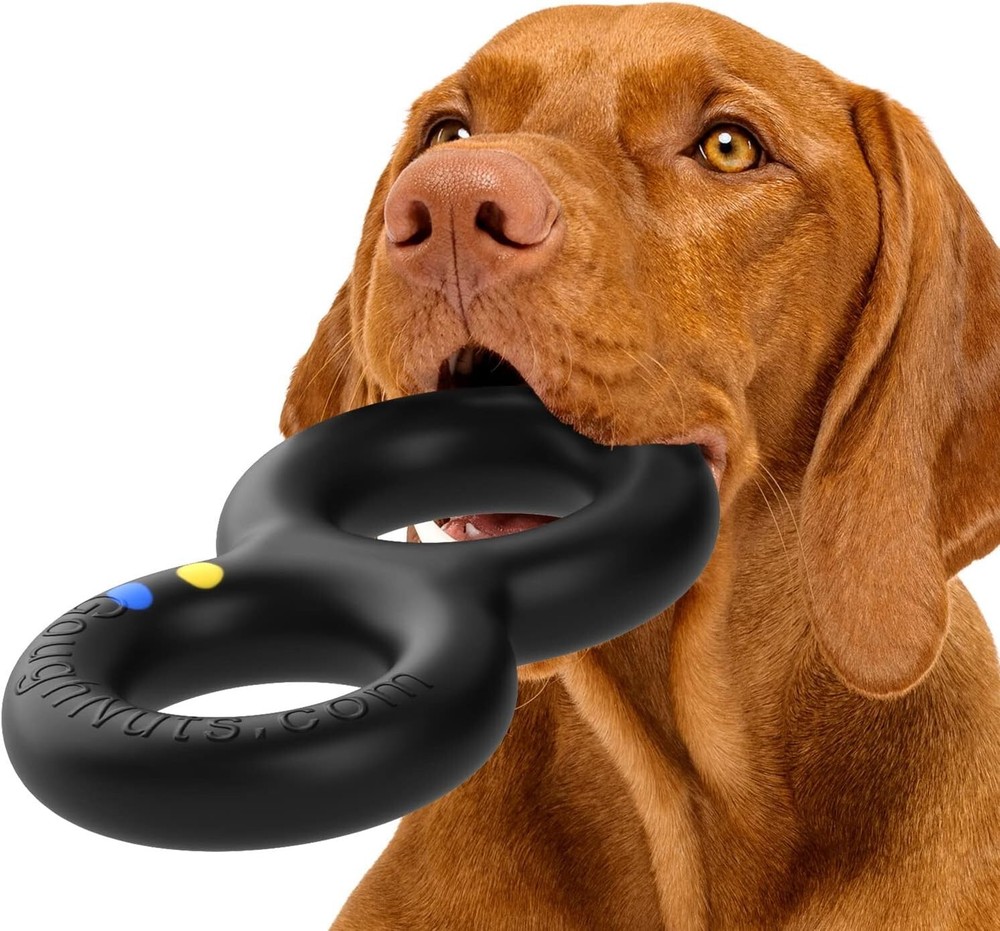 Heavy Duty Figure-Eight Dog Toy - Perfect for Large Breeds Like Pit Bulls