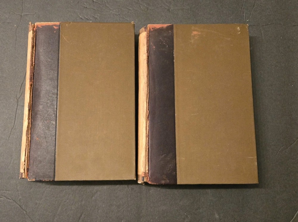 Lot Of 2(Two) Books 1876 Daniel Deronda by George Eliot Vol. I & II  History