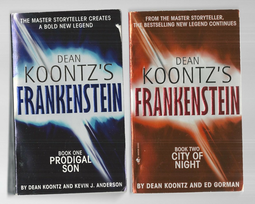 (2) by DEAN KOONTZ // PRODIGAL SON & CITY OF NIGHT // FRANKENSTEIN #1 & #2 / VGC