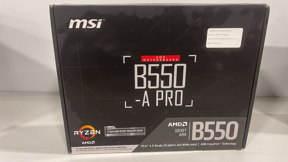 MSI B550-A Pro AM4 Motherboard