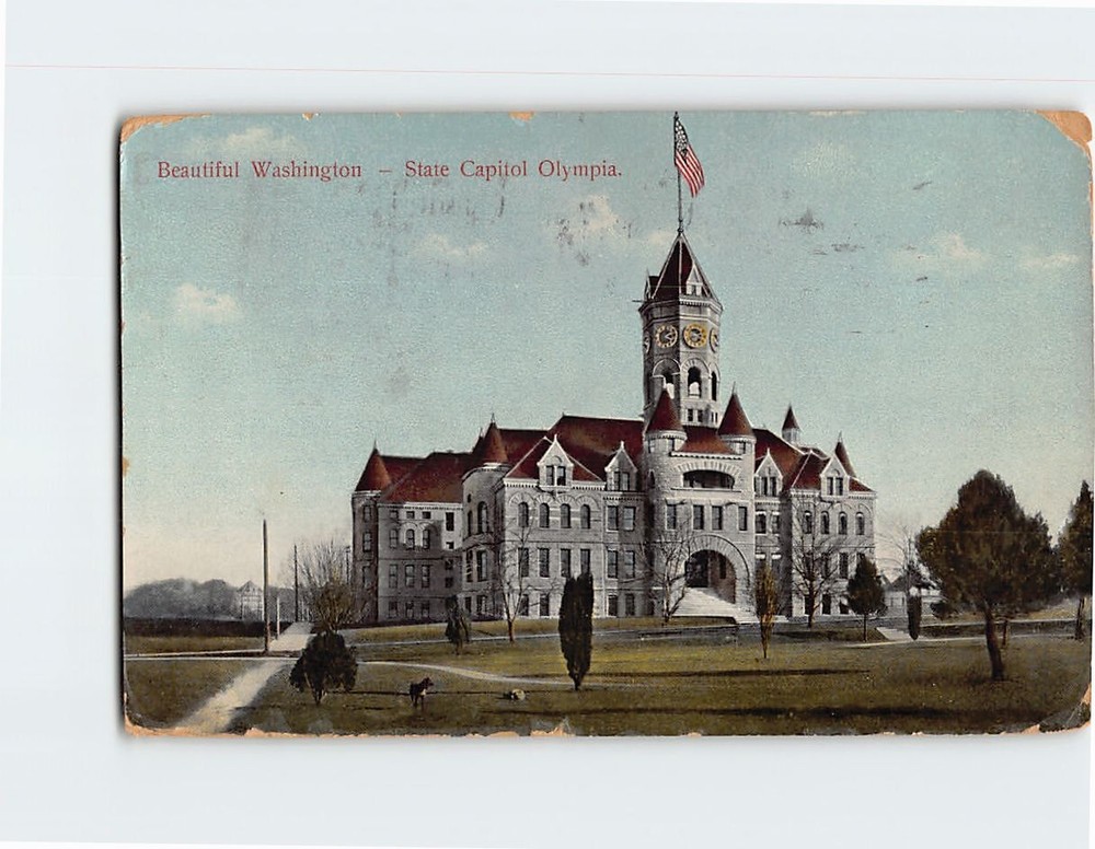 Postcard State Capitol Olympia Washington USA