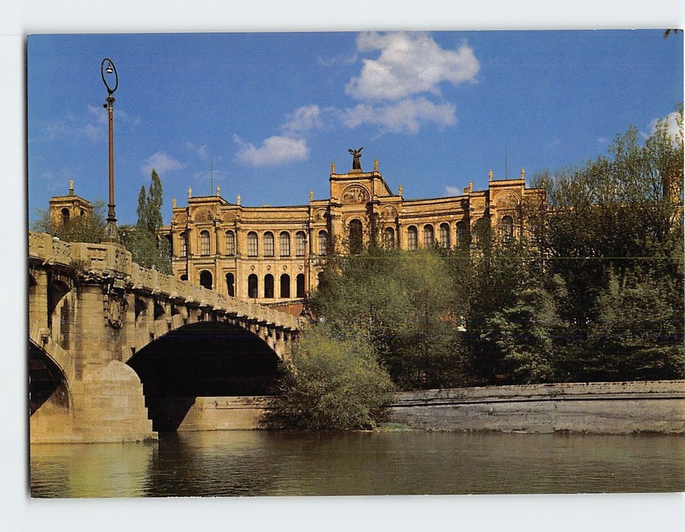 Postcard Maximilianeum Munich Germany