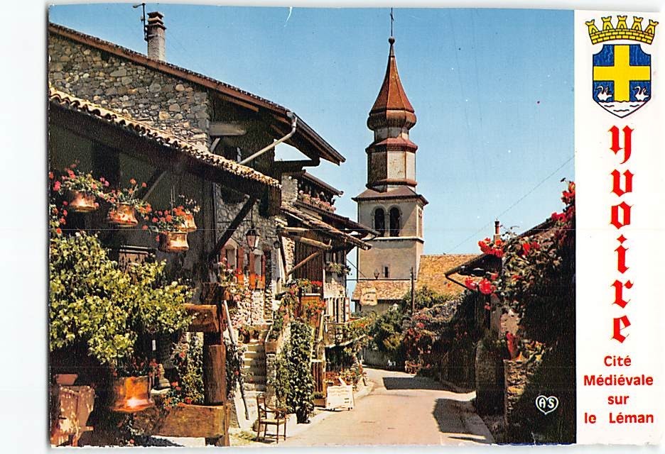 Postcard Cité Médiévale sur le Léman Yvoire France