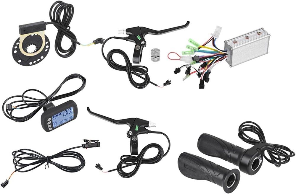 Advanced 36V/48V Brushless Controller with Multi-Function LCD for Electric Bikes