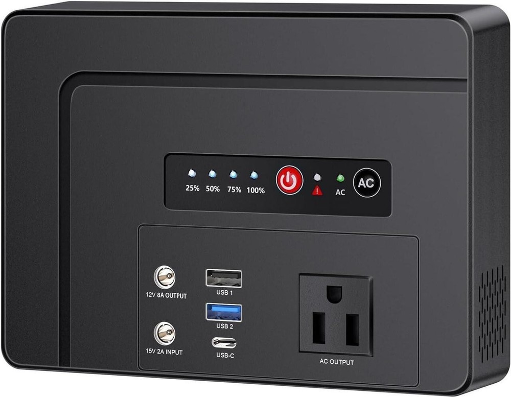 Portable Power Bank/AC Outlet 100W, 97.68Wh/26400mAh Portable Battery Pack (GPS)