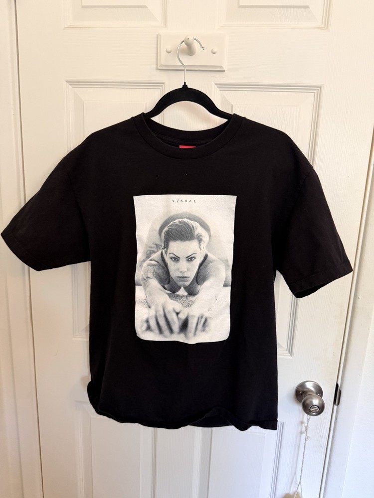 V/Sual Men's Large Graphic Tee Shirt Black