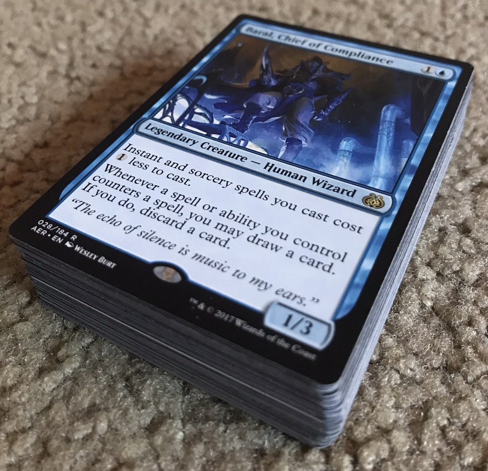 Custom MTG Commander Deck (Counter/ Card Draw Themed) Baral, Chief Of Compliance