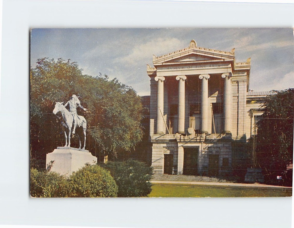 Postcard Museum of Fine Arts Boston Massachusetts USA