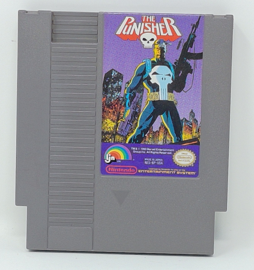 The Punisher (Nintendo NES, 1991) - Authentic & Tested