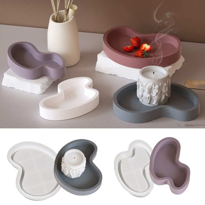 Silicone Resin Craft Mold for Irregular Storage Trays