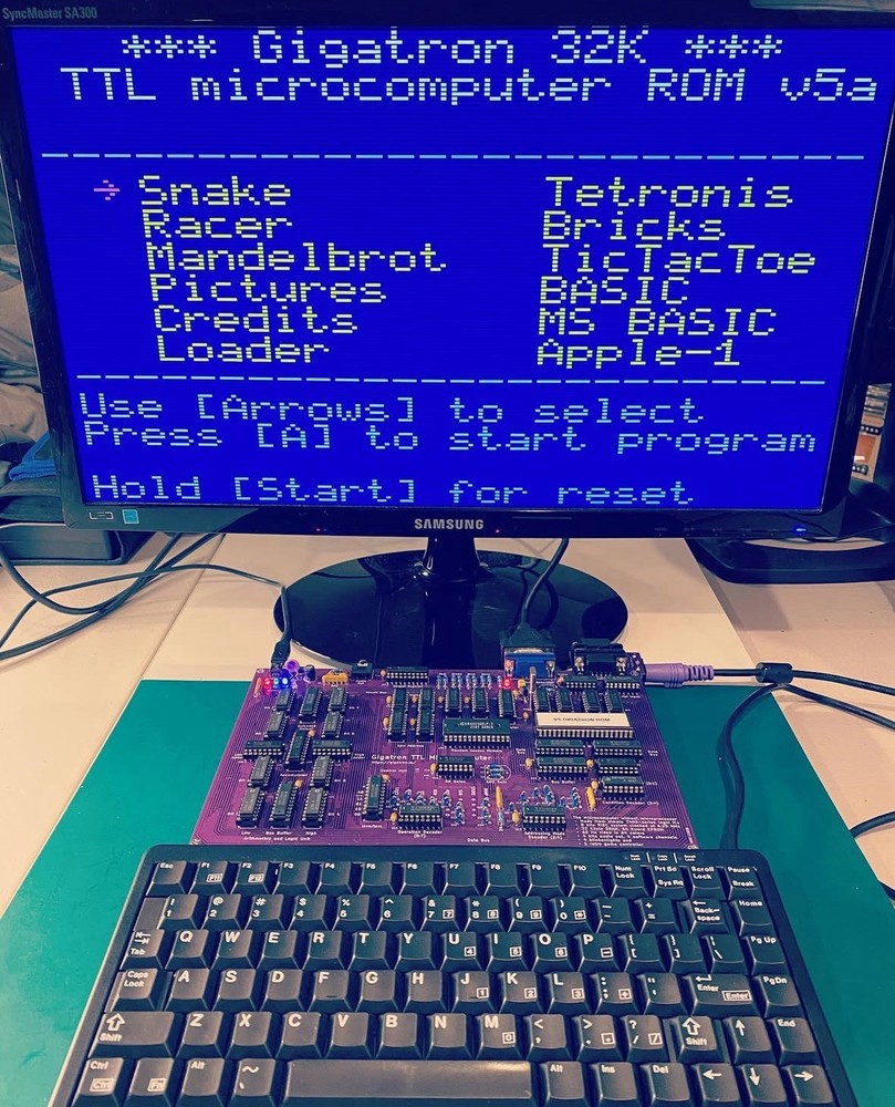 Gigatron TTL 8 Bit Homebrew Computer DIY Kit Complete All ICs & Sockets Included