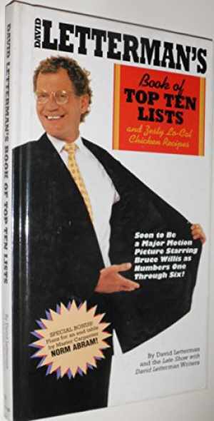 David Letterman's Book of Top Ten Lists - Hardcover, by Letterman David - Good