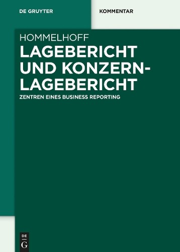 Peter Hommelhoff Lagebericht und Konzernlagebericht (Hardback)