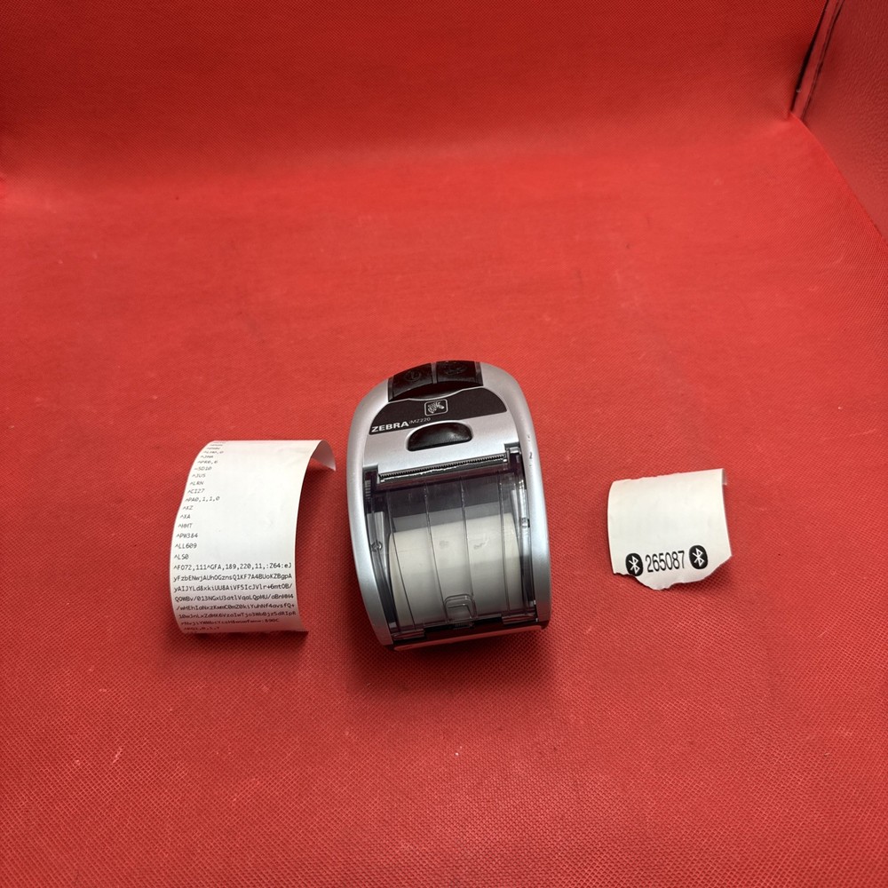 Zebra iMZ220 Bluetooth Thermal Mobile Label Printer No Power Supply