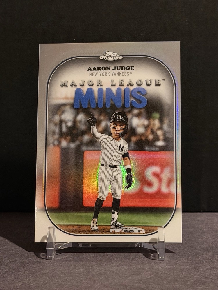 2025 Topps Chrome Update Major League Minis #MM2 Aaron Judge SP YANKEES