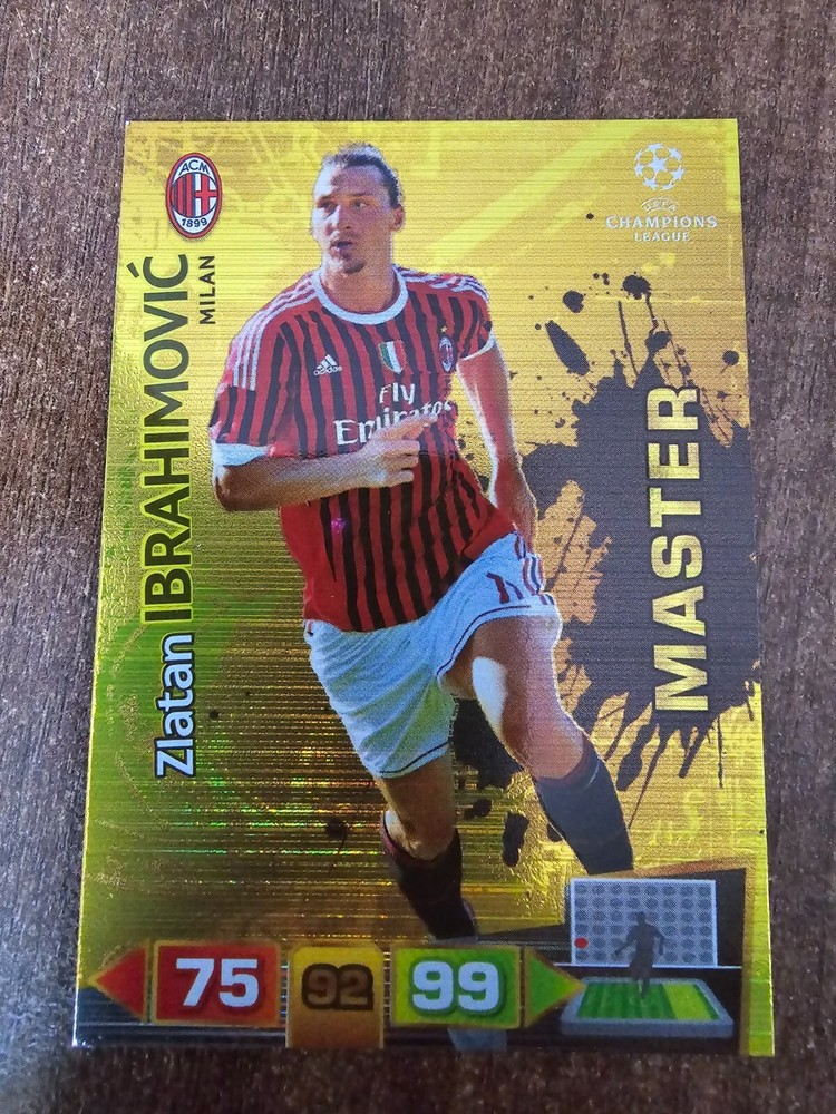 2011-12 Panini Adrenalyn XL UCF Master Zlatan Ibrahimovic