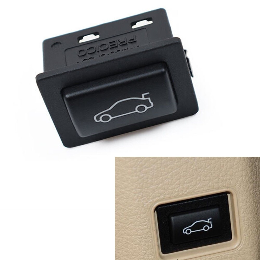 Fit For BMW 3 5 7 Series Rear Tailgate Trunk Release Unlocking Switch Kit Black