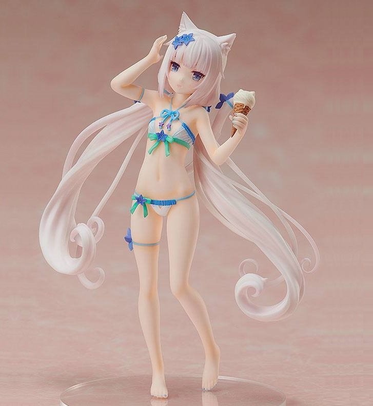 FREEing 1/12 S-style Nekopara Vanilla Swimsuit Character Figure Authentic Model