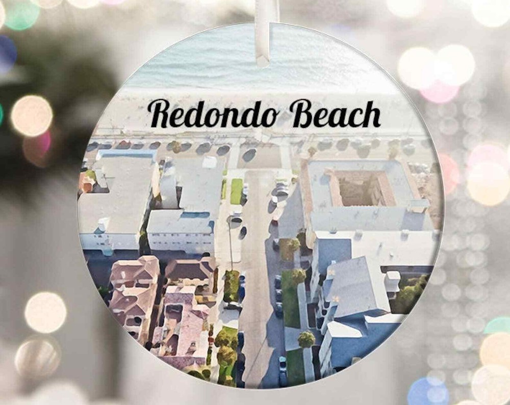 Redondo Beach Ornament Tree Ornament Redondo Beach Gift Christmas Ornament