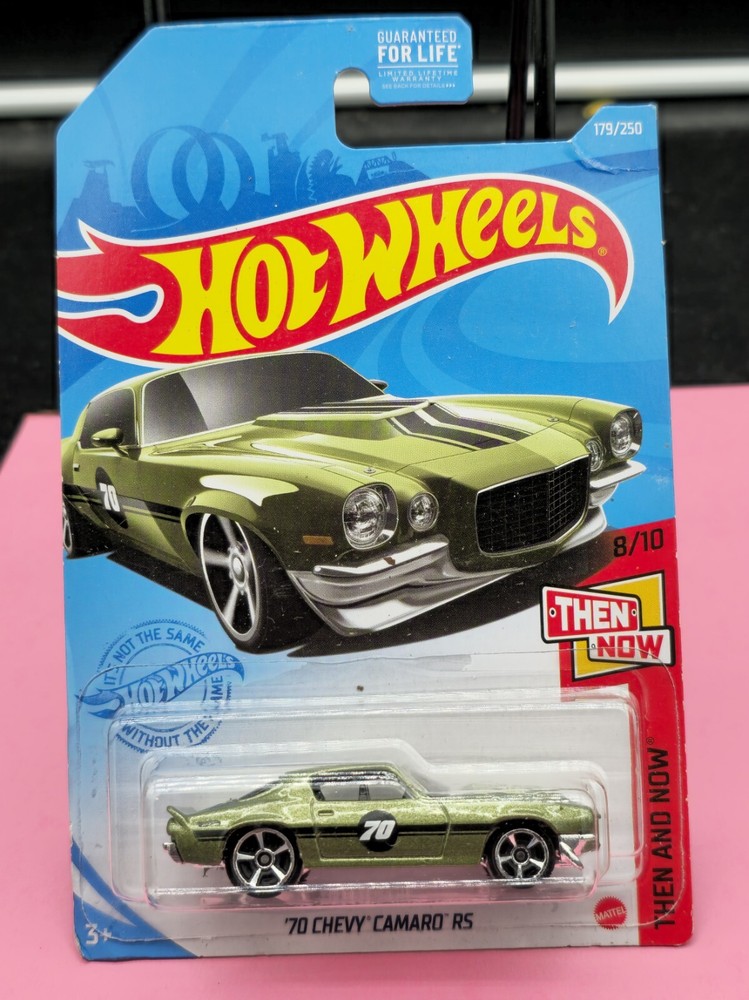 HOT WHEELS 2021 '70 CHEVY CAMARO RS GREEN FACTORY SEALED COLOR EXCLUSIVE