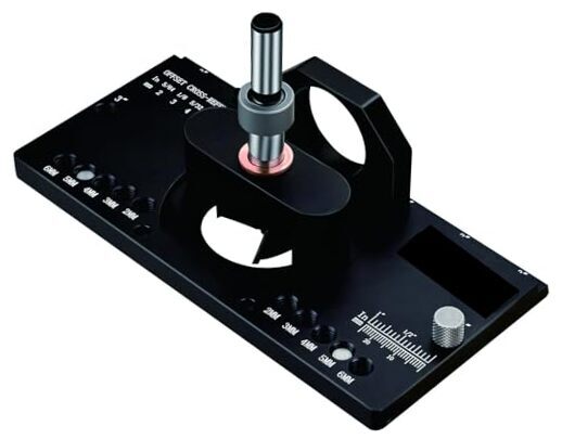 35MM Concealed Hinge Jig, Aluminium Alloy Concealed Hinge Jig with Dust Vacuum