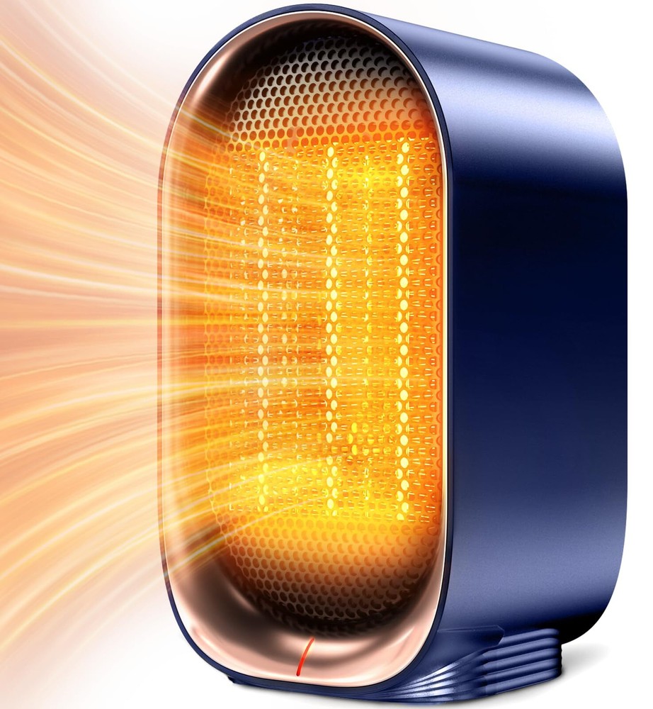 Space Heater, Electric Heater for Indoor Use, Small Portable Heaters for Offi...