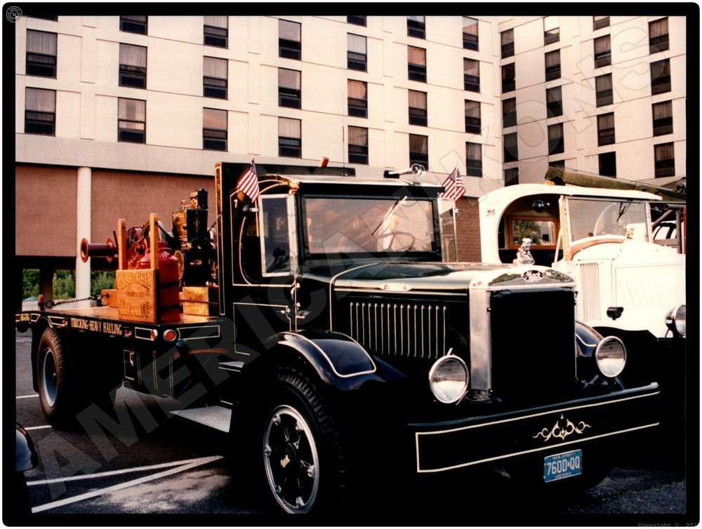 Mack Trucks New Metal Sign: 1939 Model BX at 1990s Truck Show