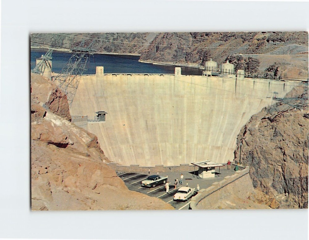 Postcard Hoover Dam USA