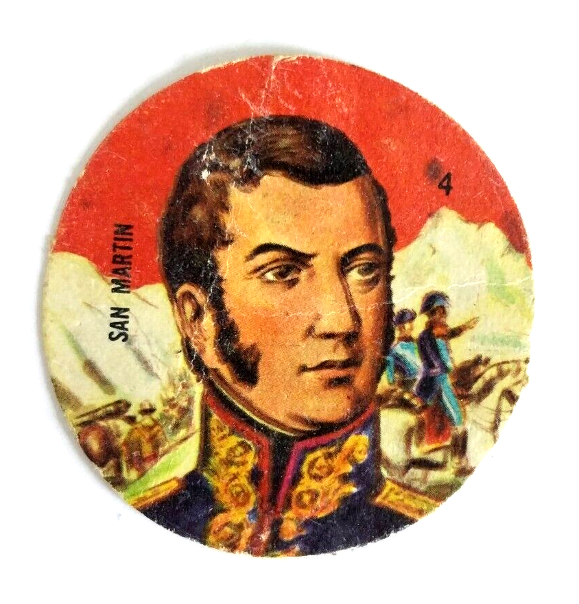 General Jose de San Martin 1966 Crack Campeon Card Rare Argentina