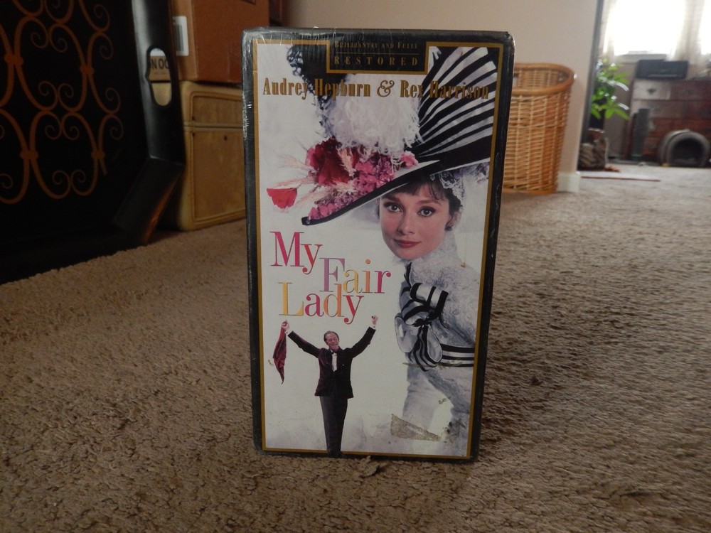 My Fair Lady (VHS, 1994) Sealed 2-Tape Set, 30th Anniversary Audrey Hepburn