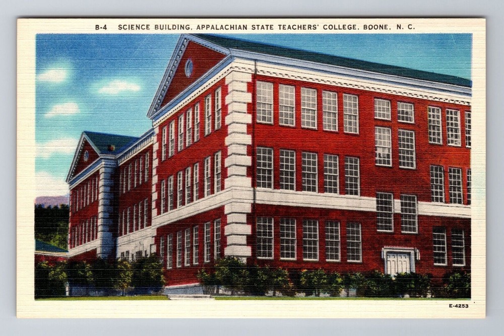 Boone NC-North Carolina, Science, State Teachers College, Vintage Postcard