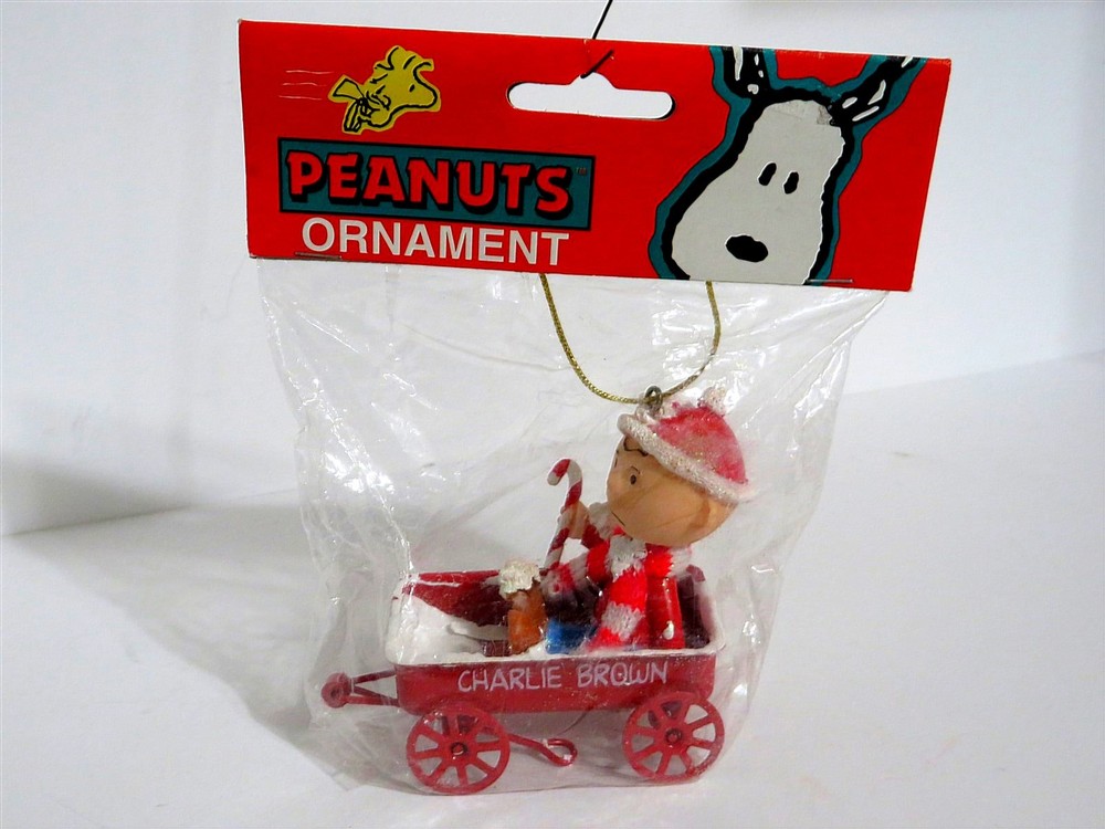 Snoopy Peanuts Charlie Brown Kurt Adler Christmas Ornament Figure Figurine 2000