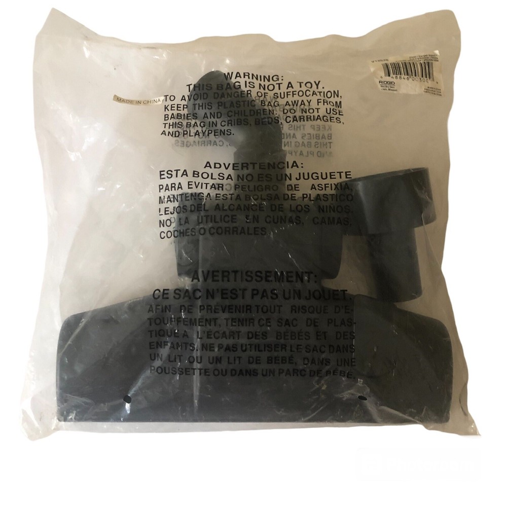 NEW Ridgid VT2530 1-1/4 in and 2-1/2 in Carpet and Hard Floor Nozzle Accessory