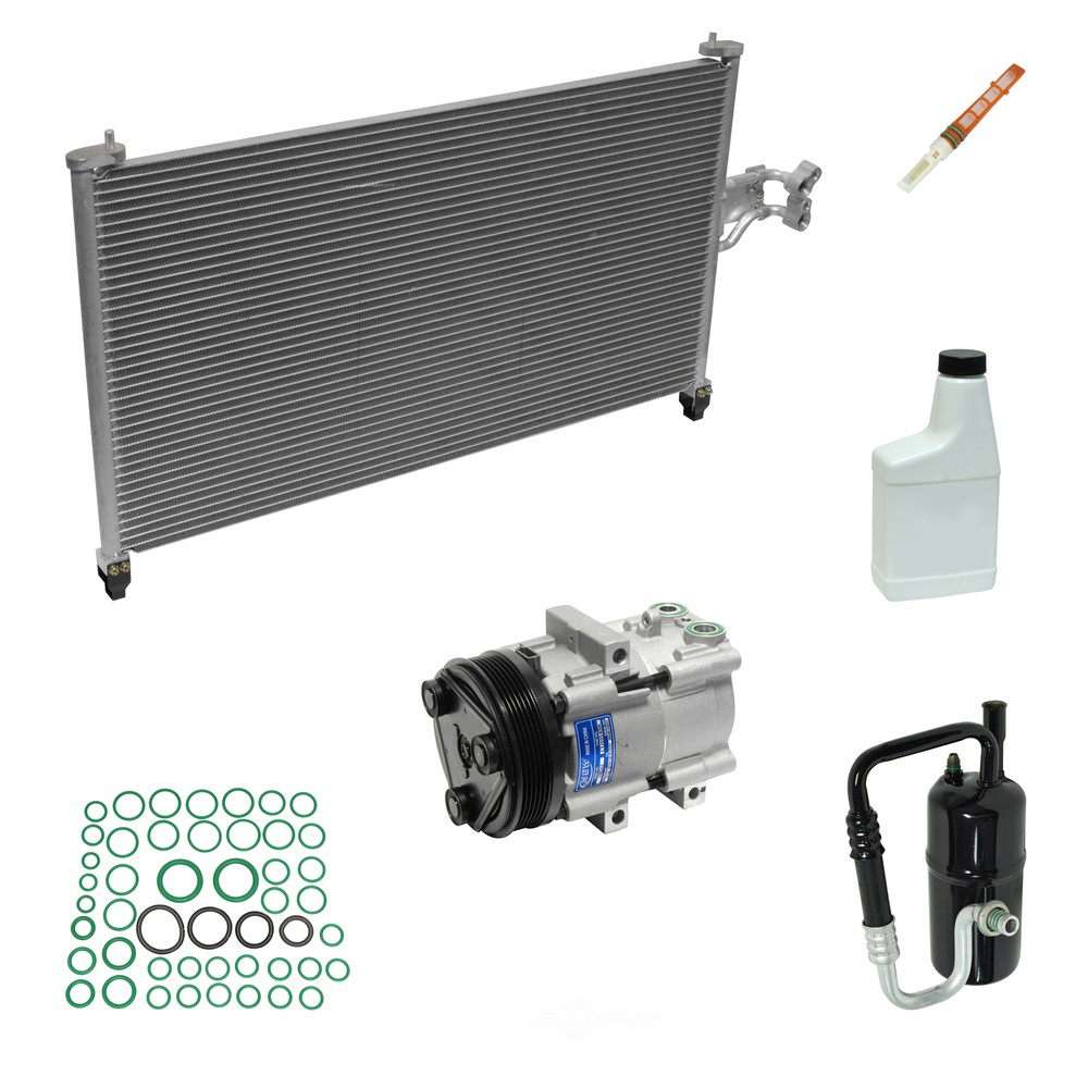 A/C Compressor Kit with Condenser Replacement UAC KT 1523A-image