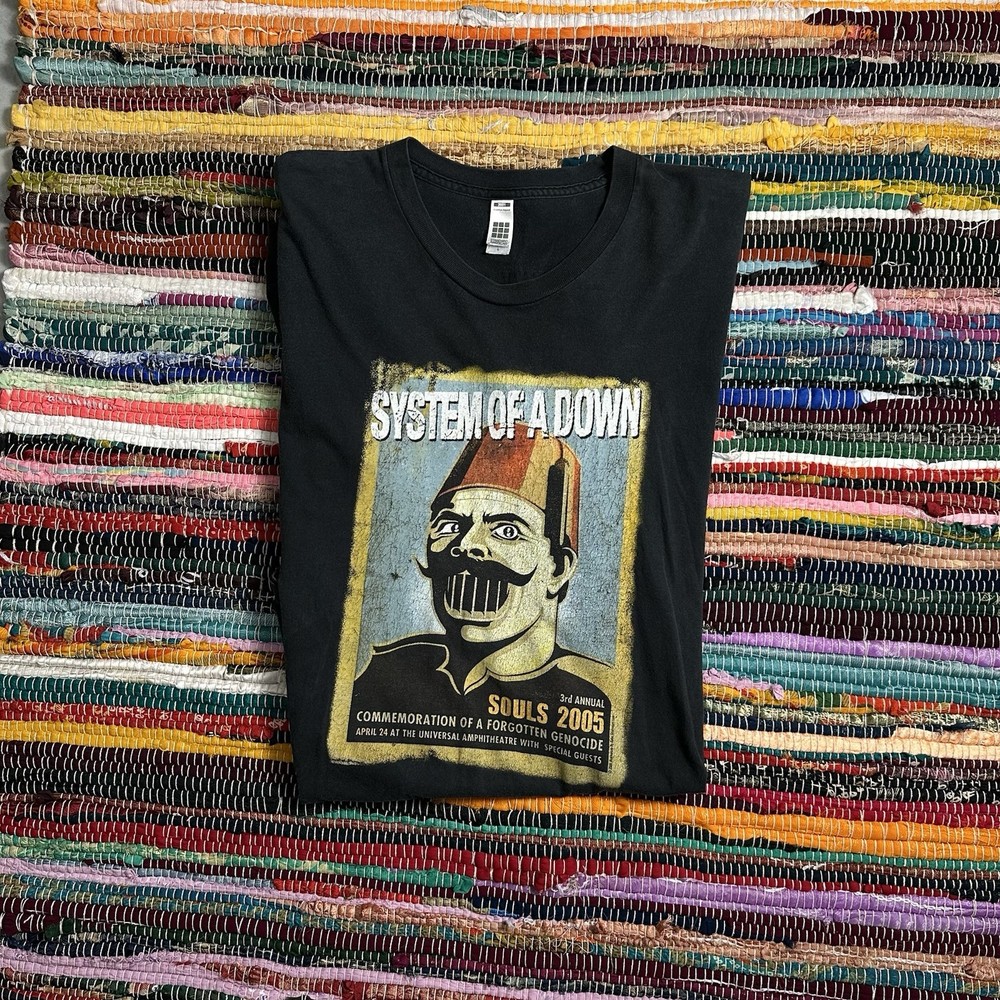 System Of a Down Genocide Tour Shirt Size Large
