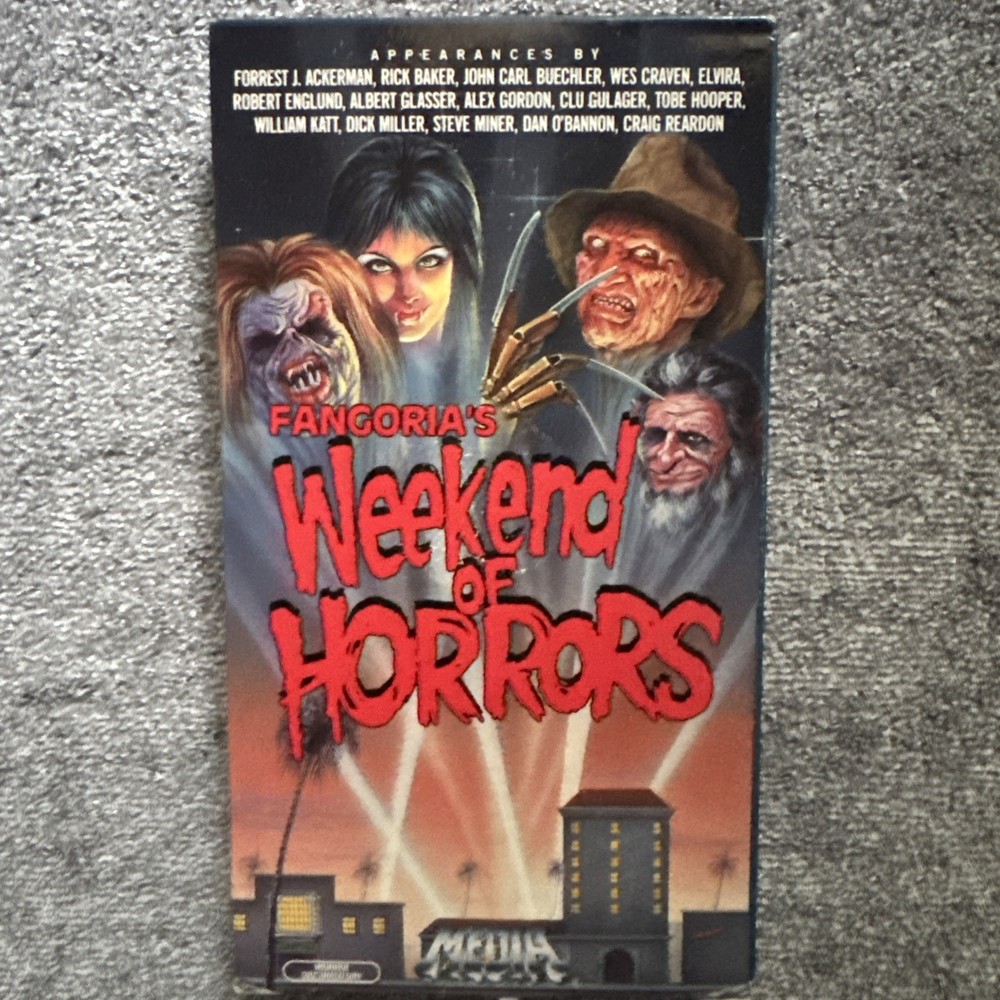 Fangoria’s Weekend Of Horrors VHS (1986) MediaAwesome Horror Documentary 👻