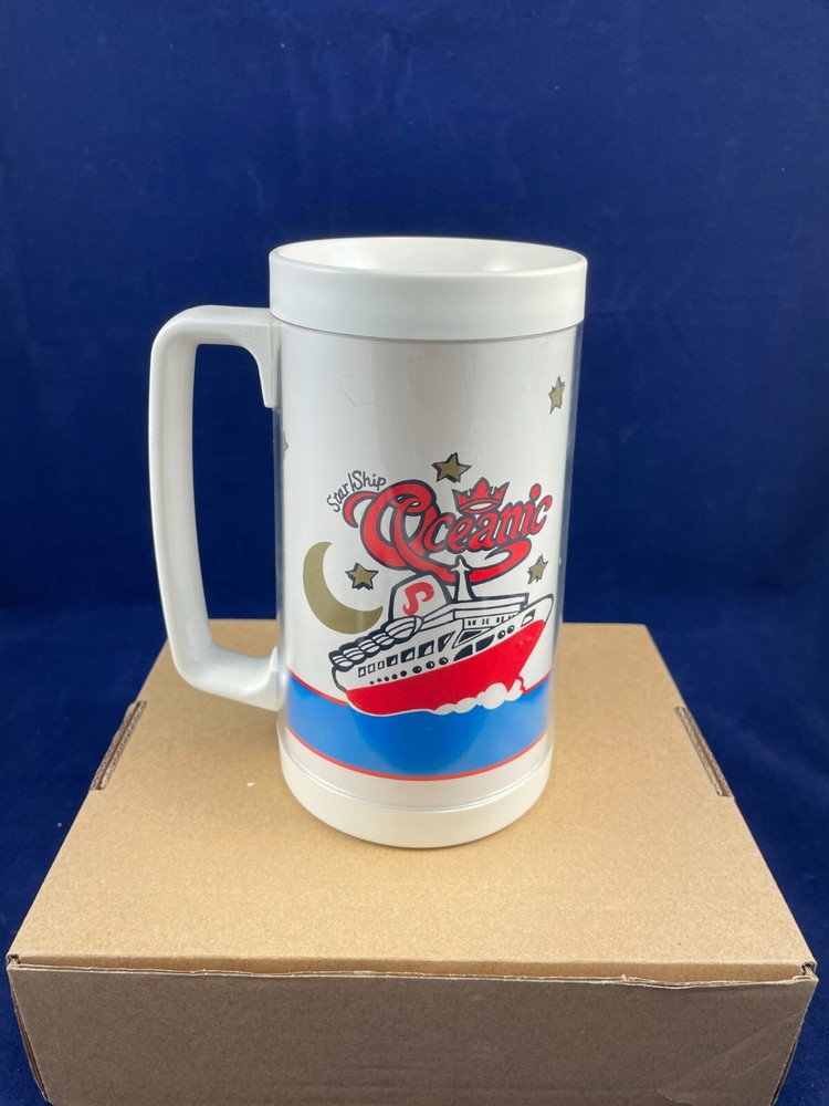 Vintage Oceanic Cruise Ship Insulated Mug