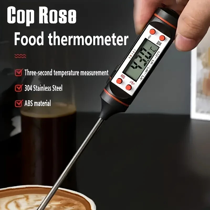 Accurate & Fast-Read Kitchen Thermometer for BBQ/Baking-image