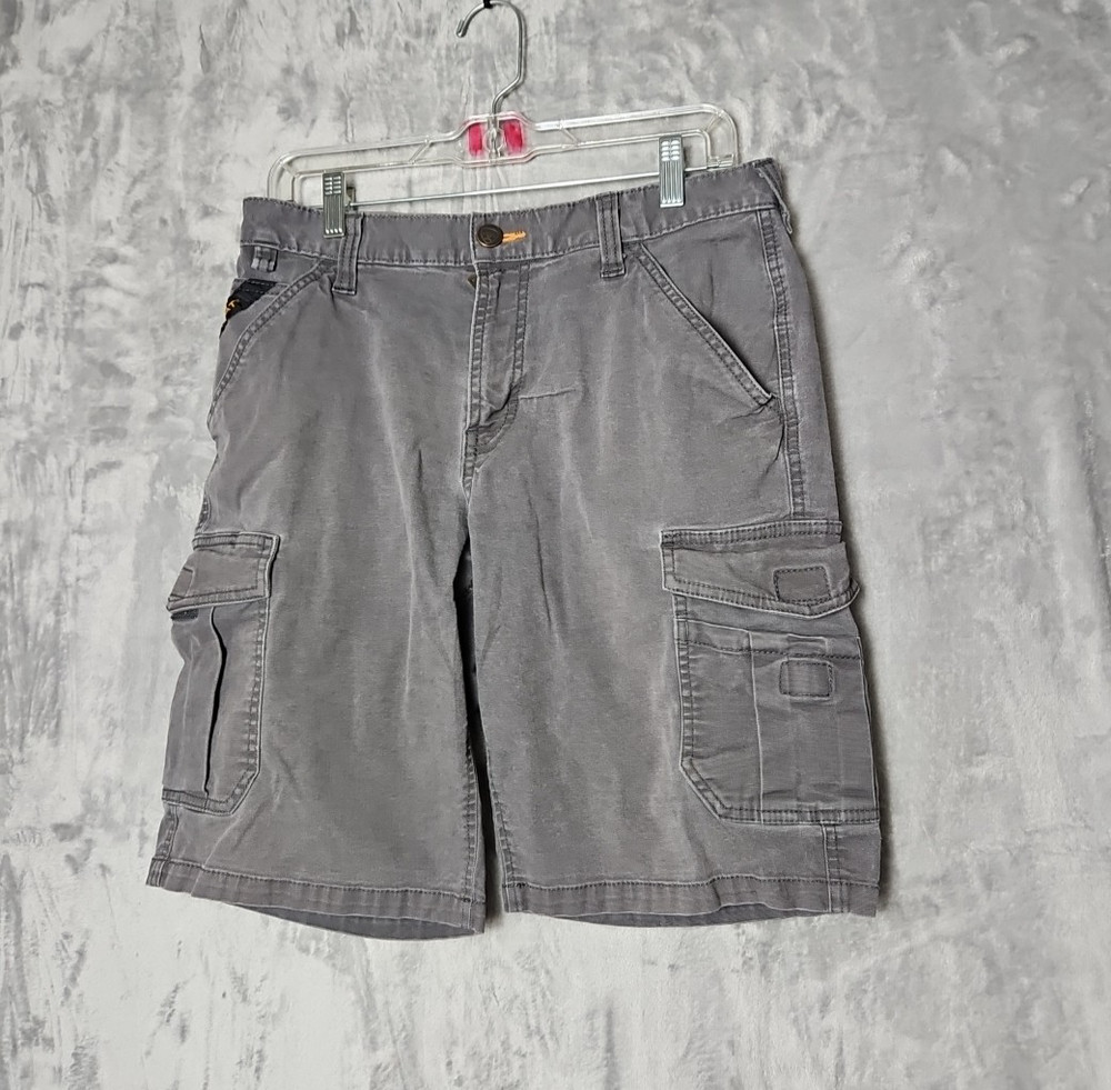 Ariat Shorts Mens 30 Gray  Cargo Rebar M4 Relaxed Fit Workwear Outdoor
