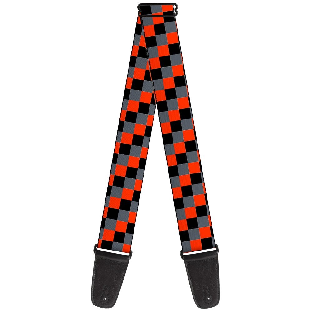 Guitar Strap - Checker Trio Gray/Black/Red ACC NEWAnother great item from Rarewaves USA | Free delivery!